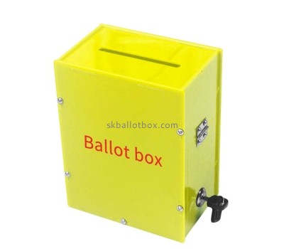 China perspex supplier custom acrylic ballot voting box with lock BB-2863