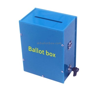 China perspex manufacturer custom acrylic ballot election box with lock BB-2864