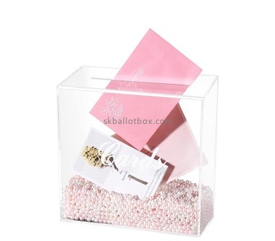 Acrylic boxes supplier custom perspex envelope gift box BB-2904