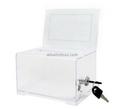 Factory direct sale polycarbonate box transparent ballot box locking ballot box BB-011