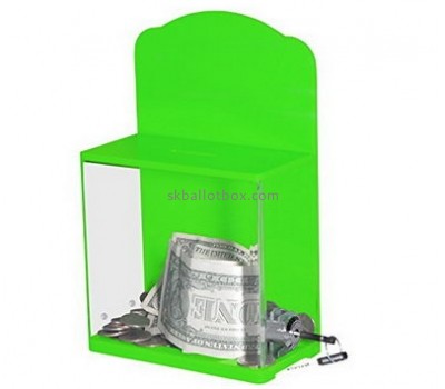 Hot selling clear donation box charity buckets charity donation boxes DB-002