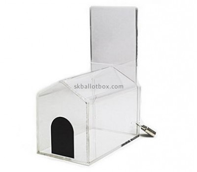 China acrylic box manufacturer hot sale clear polycarbonate box acrylic large ballot box BB-027