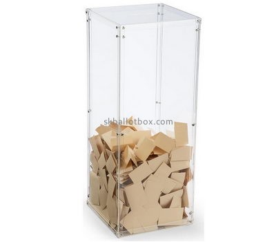 Ballot box manufacturer supplying acrylic suggestion boxes polycarbonate box BB-036