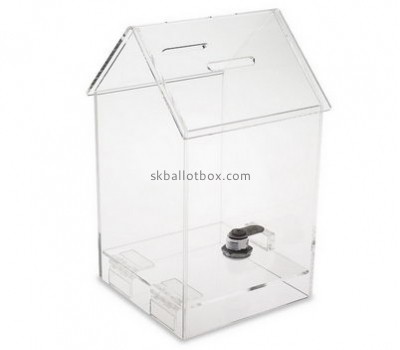 China acrylic box manufacturer custom polycarbonate box acrylic ballot box BB-058