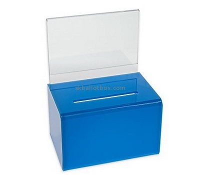China ballot box suppliers hot sale acrylic small ballot box polycarbonate box BB-065