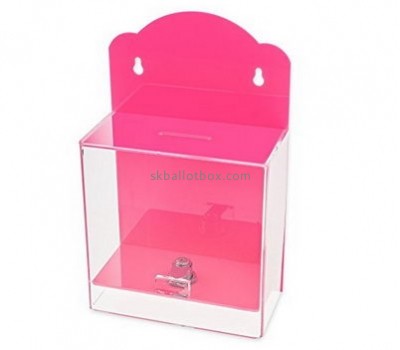 China ballot box suppliers wholesale polycarbonate box acrylic ballot box with lock BB-072