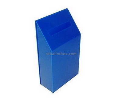 China acrylic box factory customized acrylic lockable ballot box polycarbonate case BB-073