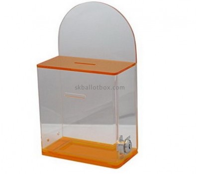 China ballot box manufacturer supplying polycarbonate box clear acrylic ballot box BB-080