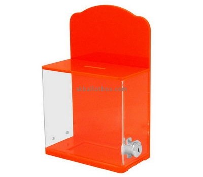 China ballot box suppliers customized polycarbonate case clear acrylic boxes ballot BB-097