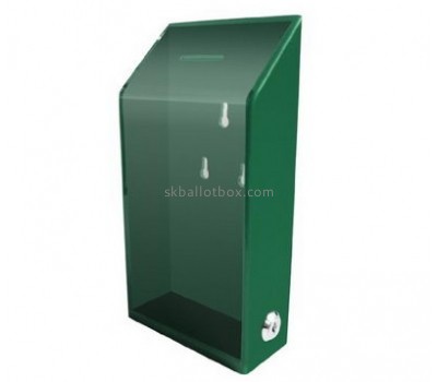 China ballot box suppliers custom acrylic ballot box polycarbonate box suggestion box with lock BB-101