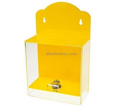 China ballot box suppliers custom clear polycarbonate box acrylic ballot box with lock BB-121