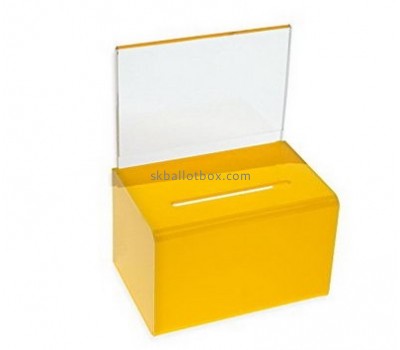 China ballot box suppliers custom acrylic large ballot box polycarbonate box BB-125