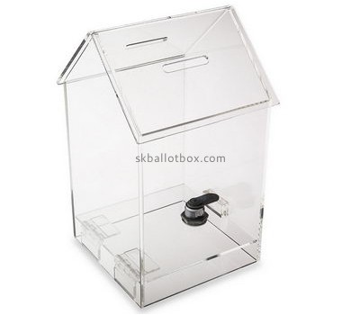 China ballot box suppliers direct sale acrylic lockable ballot box polycarbonate box BB-132