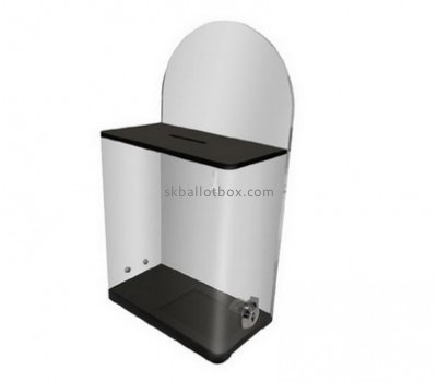 China ballot box suppliers custom design clear polycarbonate box antique ballot box BB-155