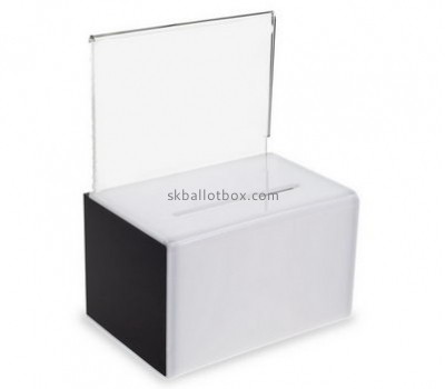 China ballot box factory custom acrylic polycarbonate box ballot box voting BB-179