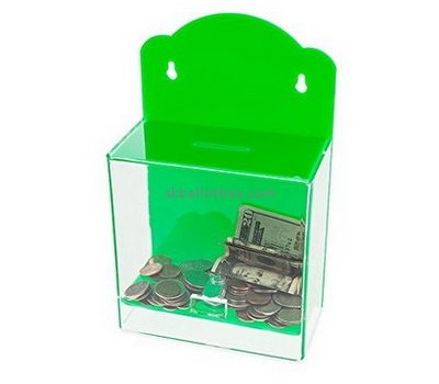 Custom donation boxes acrylic secure donation box acrylic charity box DB-031