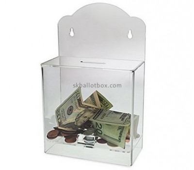 Custom acrylic donation box designs good will donation box donation containers DB-035