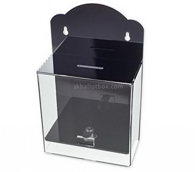 Custom plastic charity collection boxes charity boxes wholesale collection box charity DB-048
