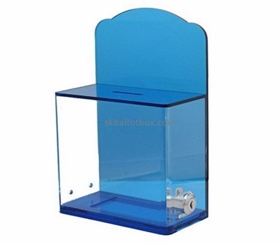 Custom acrylic voting ballot box large ballot box acrylic ballot box with lock BB-224