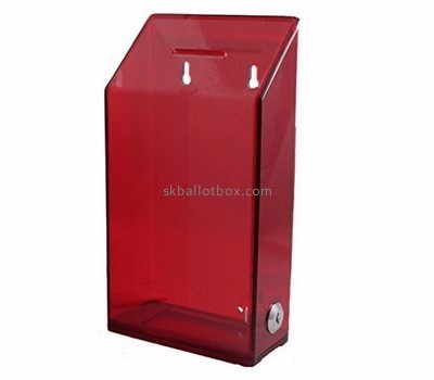 Customized acrylic ballotbox lockable ballot box clear ballot box BB-251
