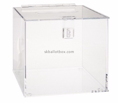 Custom design clear large acrylic voting ballot boxes BB-275