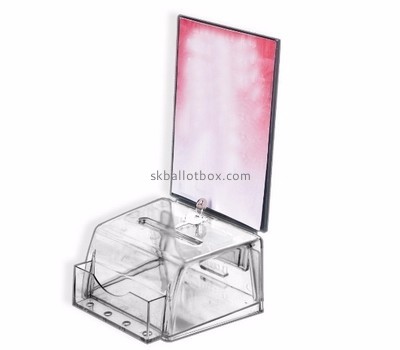 Custom cheap transparent acrylic ballot box for sale BB-281