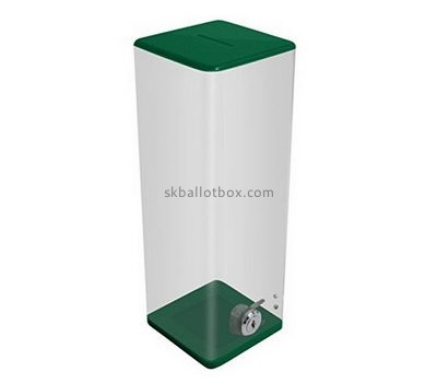 Custom cheap transparent acrylic lockable ballot boxes BB-299