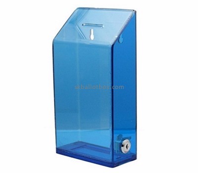 Custom clear acrylic large ballot box suggestion ballotbox with lock BB-331