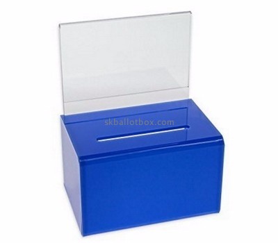 Box factory customize acrylic storage voting box BB-497