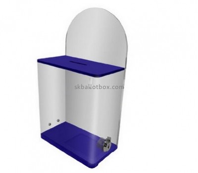 Ballot box suppliers customized acrylic money collection boxes for charity BB-773