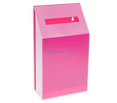 Acrylic donation box suppliers customized cheap ballot voting boxes BB-932