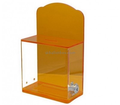 Acrylic donation box suppliers custom acrylic locked donation voting boxes BB-1218