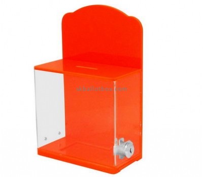 Customize lucite raffle ticket collection boxes BB-2369