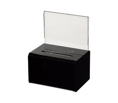 Custom acrylic suggestion box plexiglass voting box perspex election box BB-2773