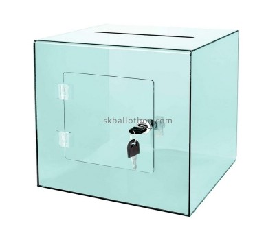 Plexiglass manufacturer customize acrylic ballot box perspex suggestion box BB-2782