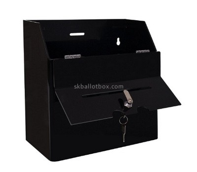 Acrylic factory customize plexiglass suggestion box perspex ballot box BB-2783