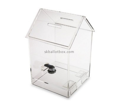 OEM supplier customized acrylic suggestion box lucite suggestion box SB-021