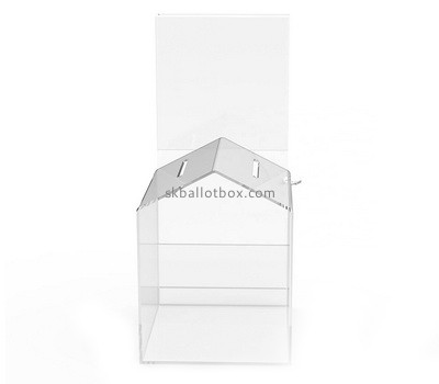 Custom plexiglass money box BB-2763
