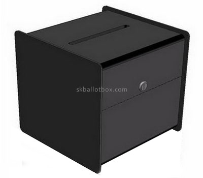 Acrylic ballot box manufacturer custom acrylic polycarbonate case lockable ballot box BB-178