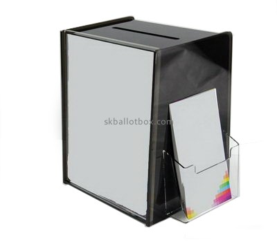 China ballot box suppliers customized polycarbonate case acrylic ballot box with lock BB-079