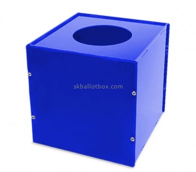 Acrylic box manufacturer custom plexiglass lottery box perspex raffle box BB-2799