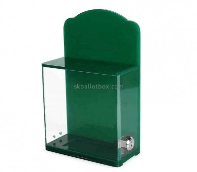Acrylic manufacturer custom acrylic election box plexiglass voting box BB-2811