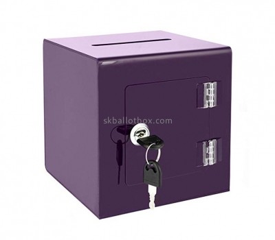 Plexiglass manufacturer custom acrylic lockable ballot box perspex election box BB-2820