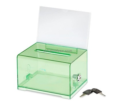 Plexiglass manufacturer custom acrylic ballot box lucite election box BB-2822