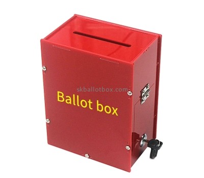 Acrylic manufacturer custom plexiglass election box perspex ballot box BB-2821