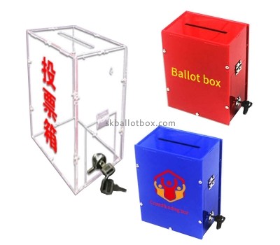 Perspex supplier custom acrylic ballot box plexiglass suggestion box BB-2825