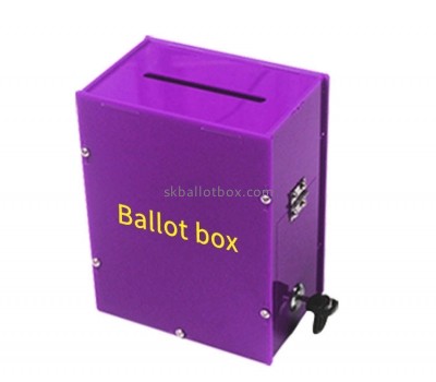 Plexiglass box manufacturer custom acrylic election box perspex ballot box BB-2834