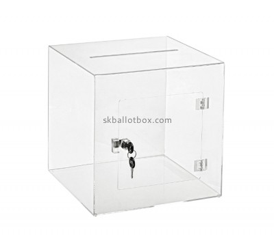 Custom lucite ballot box plexiglass voting box BB-2835