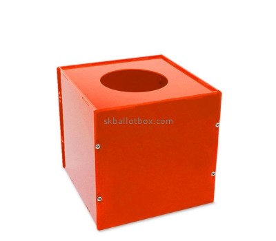 China acrylic manufacturer custom plexiglass raffle ticket box DB-071