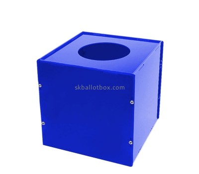 Perspex box manufacturer custom acrylic raffle ticket box BB-2858